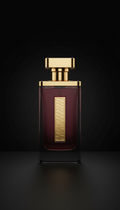 Crimson Pulse spicy fragrance bottle